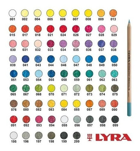 Lyra Polycolor Pencils X 10 Individual Colors of Choice 1