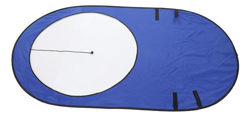 Tennis Target Trainer Powerti Window Blue Portable Nylon 6