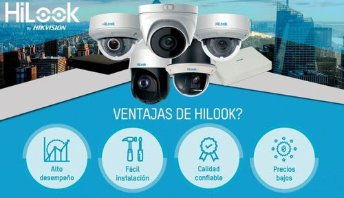 Dvr Seguridad Hilook 8ch 2mp 108g Full Hd Cctv Hdmi Audio 4