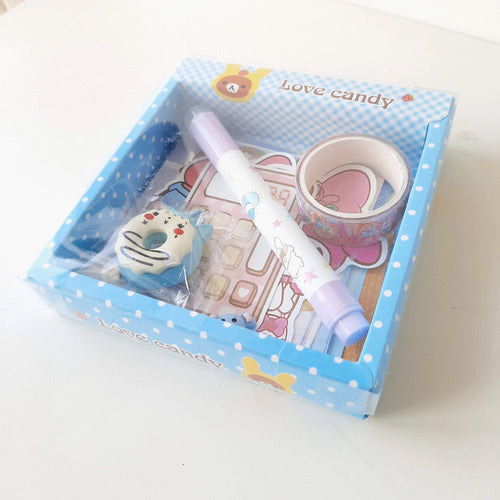 Mini Kawaii Box Stickers Papelería Sanrio Washi Busho Cute 1