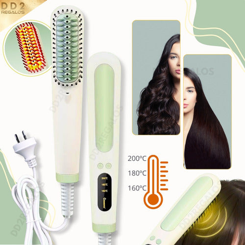 DD2 Hair Straightening Brush and Massager with 3 Styling Modes 1