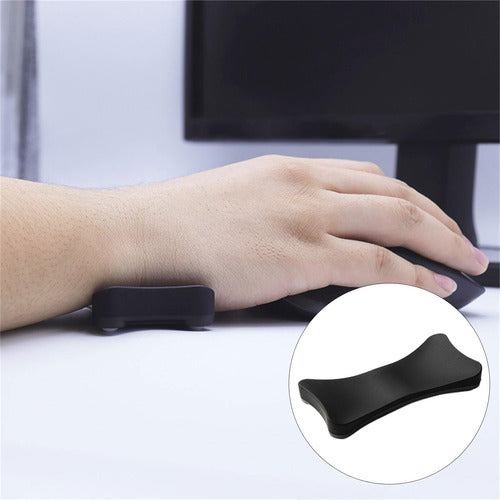 Almofada De Descanso De Pulso Ergonômico Deslizante Preto 7