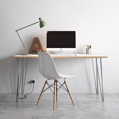 VisualizarDesign Nordic Scandinavian Desk 105x55 Hairpin Legs 6