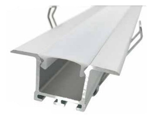 Aluminum Recessed Profile 1m for Durlock Ceiling LED 7