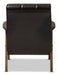 Baxton Studio Mid-Century Masterpieces - Silla De Club, Color Marrón 3