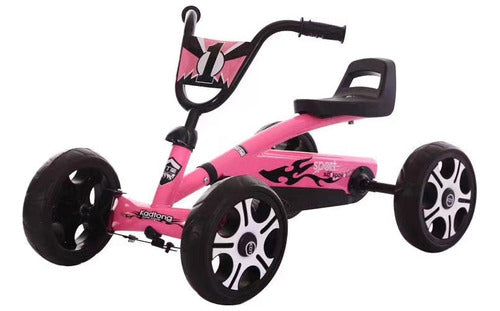 Bebesit Auto Go Kart A Pedal Con Freno Para Niño Y Niña 0