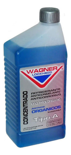 Wagner Lockheed Antifreeze Liquid 1 Liter Blue Organic 0