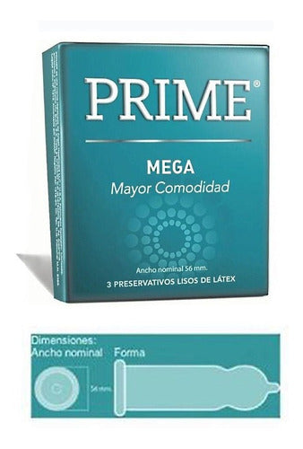 Prime Mega Condom X 3 Boxes X 3 Units 2