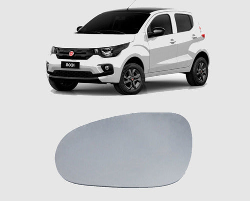 Fiat Original Mirror Glass Plate with Base for Mobi 0