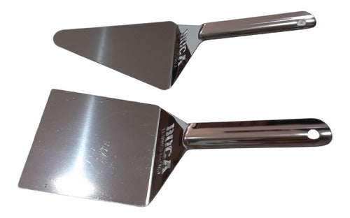 Boca Juniors Cooking Set - Stainless Steel Spatula for Grilling and Pizza 2