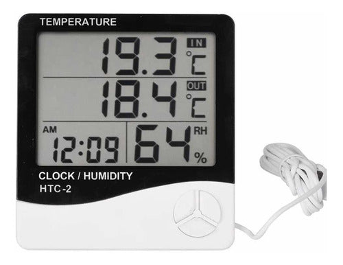 Ocean Gadgets Termohigrometro Digital Reloj Humedad Temperatura Cultivo In 4