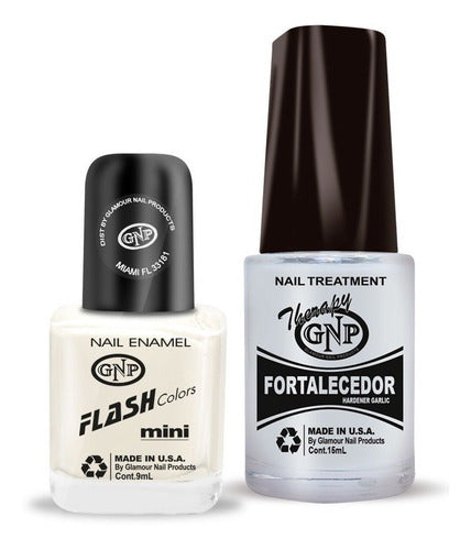 GNP Garlic Nail Strengthener & Polish 9ml No. 31 White French P 0