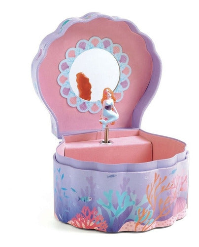 Djeco Enchanted Mermaid Musical Jewelry Box Cadaques Kids 0