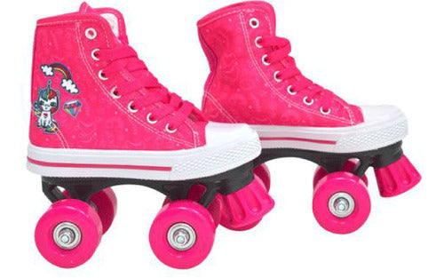 Juliana Sporting Skates Sneaker Style Four-Wheel Roller Skates 1