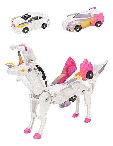 Coche Unicornio Transformable Para Niños, Conexiones Magnéti 0