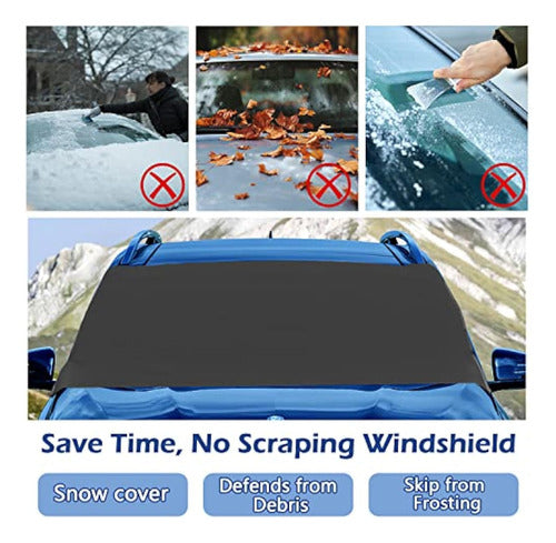 Motomate Snow Cover for Windshields 1