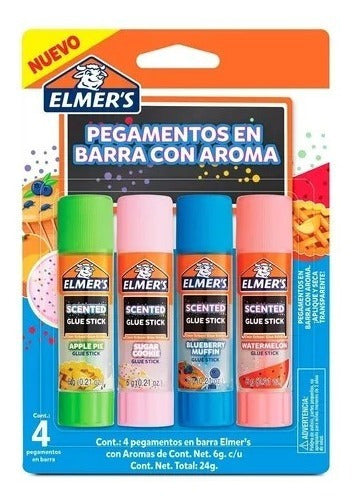 Elmer's Scented Glue Sticks 6g X 4 Adhesives 1