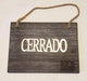 TOH Open/Closed Wooden Sign 15 X 20 Cm 6