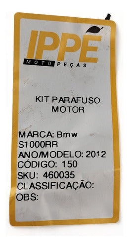 Kit Parafuso Motor Bmw S1000rr 2012 6