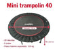 Mini Tramp Trampolin Gimnasia Fitness Minitramp Jumping 5