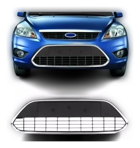 Lower Grill with Chrome Ring for Ford Focus 08/13 - Original C/uso 0