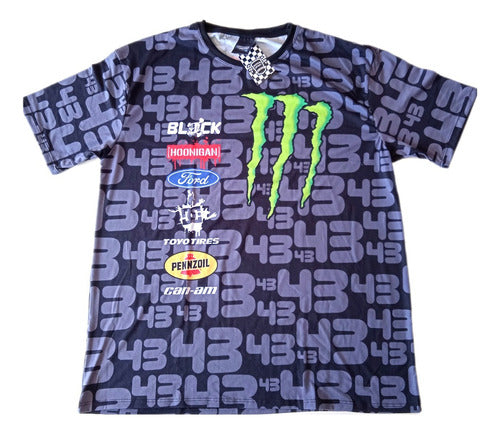 Ken Block 43 Monster Ford Racing T-Shirt 1