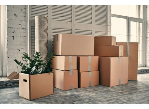 Moving Kit 10 Boxes 60x40x40 + 2 Packing Tapes 48mm 1