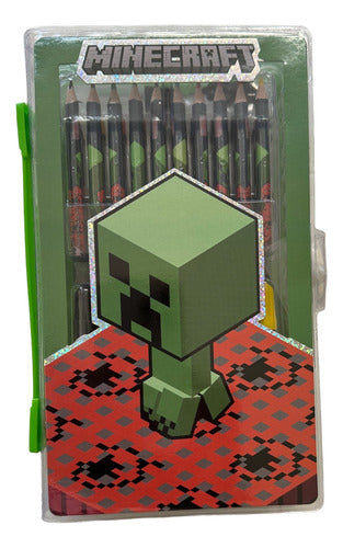 Cresko Set Arte Lapices/Marcad Minecraft Sonic Zombies Bob Esponja 0