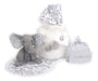 Lambs & Ivy Soft Luxury Gift Bag for Babies – 5 Piece Set in Gray 0