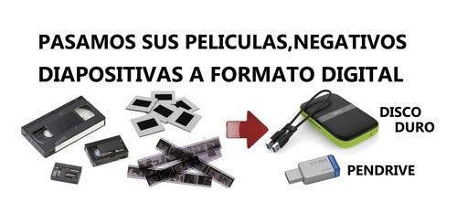 Digitalización De  Vhs - Hi8  -diapositivas - Negativos 1