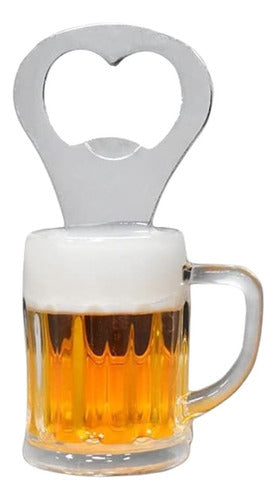 Generic Beer Chop Bottle Opener Magnet Souvenir 0