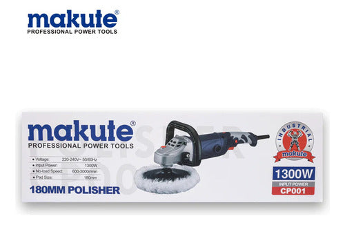 Makute 1300W Polisher, 180mm, Variable Speed 6