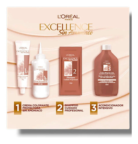 L'Oréal Paris Permanent Ammonia-Free Hair Dye Excellence 6