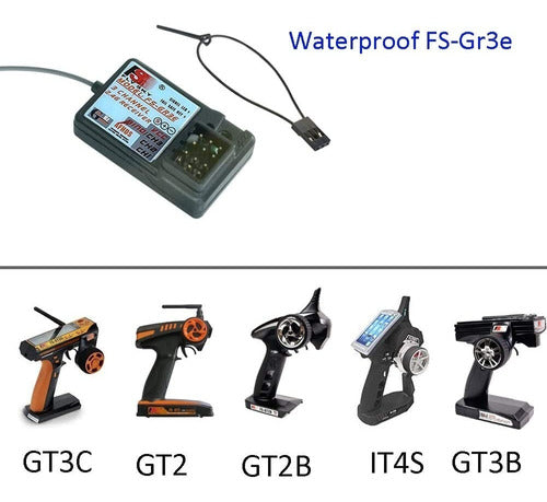 Receptor Auto Fly Sky Fs Gr3e 3 Canales 2.4 Ghz Nuevo Modelo 2