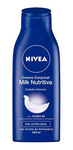 Crema Corporal Milk Nutritiva Nivea 400 Ml 0