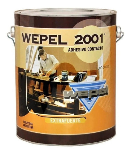 Wepel Adhesivo De Doble Contacto 2001 Alfombras Y Goma X400g 0