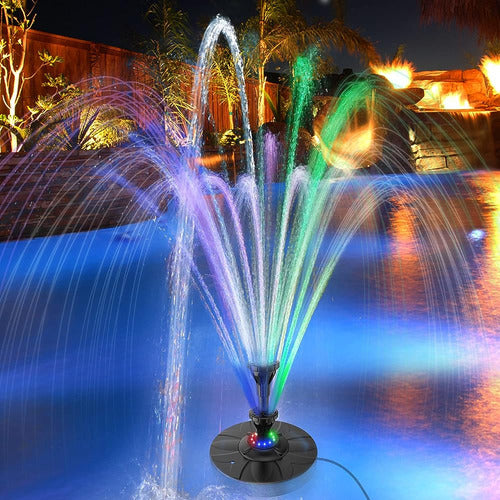 Yzert Pond Fountain Pump with 12 LED Lights, Adapter 0