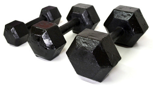 GMP Hexagonal Dumbbell Set - 4 Kg Pair - 2 U 5