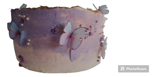 Classic Butterflies 15-Year-Old 1-Layer Buttercreme Cake 1