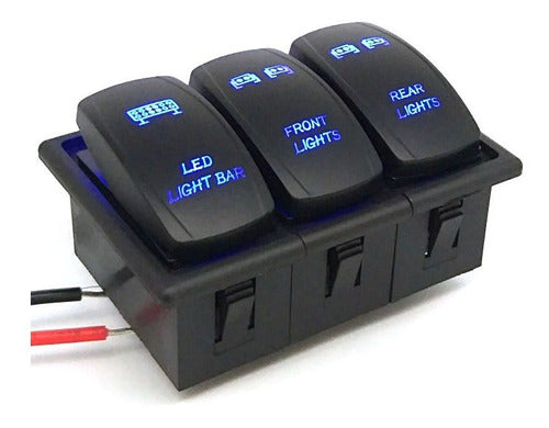 Power Monkeys LED Universal Switch with Blacklight 4x4 UTV Rear Lights 3