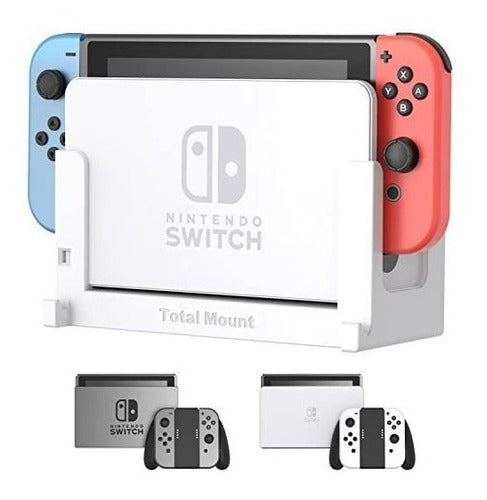 Soporte De Pared Para Nintendo Switch Totalmount Blanco 0