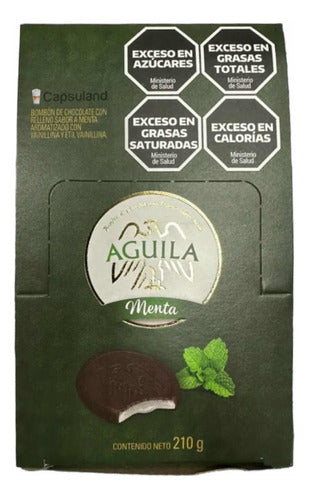 Aguila Oferta! Caja 15 Bombones Chocolate Relleno Menta 210g 0