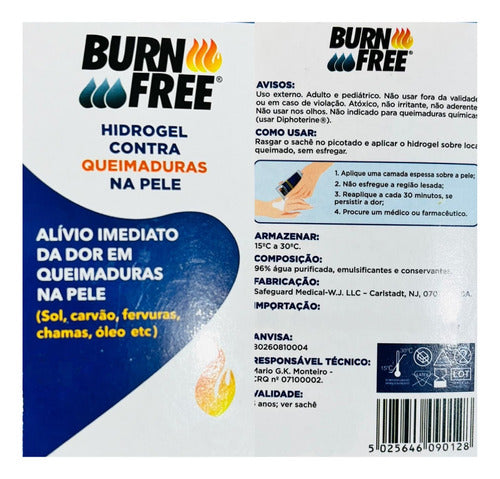 Gel Para Queimadura - Burn Free 4