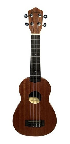 Leonard UK20N Soprano Ukulele 21" with Case Aquila Strings 0