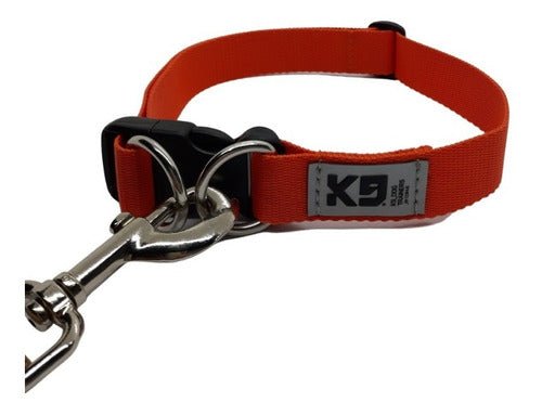 Adjustable K9 Dog Trainers Collar + 5M Leash Set for Dogs 9