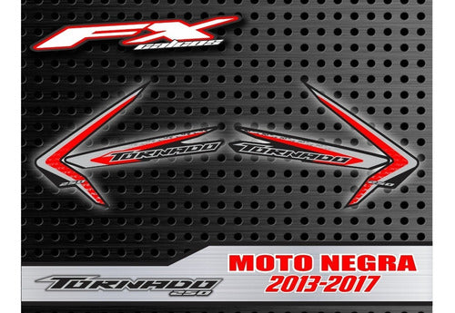 Premium Honda Tornado XR 250 2013-17 Replica Stickers Kit 1