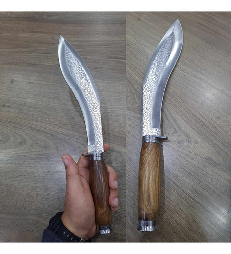 Facão Kukri Machete Sobrevivência Faca Curva Selva Bushcraft 2