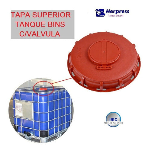 Tapa Superior Tanque Bins Ibc C/valvula 1