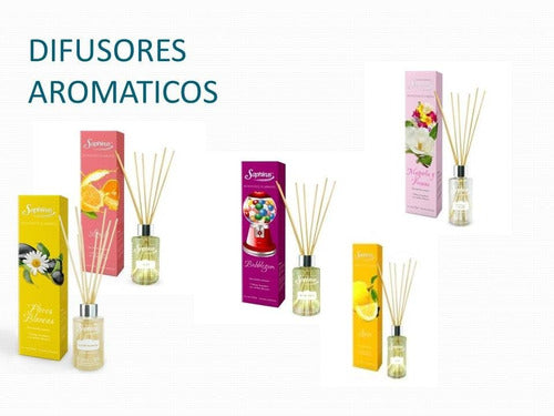 Cestas Delicity Aromatic Diffusers Saphirus with Sticks 1