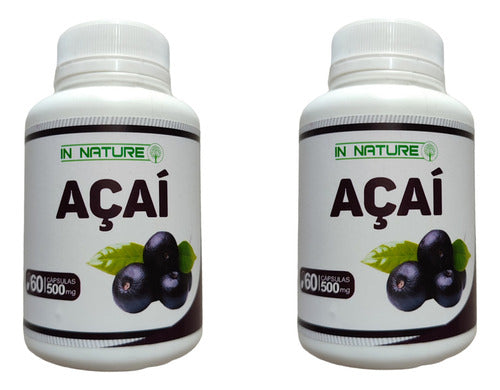 In Nature Acai Puro 500mg Por Cápsula (120 Cápsulas) 0